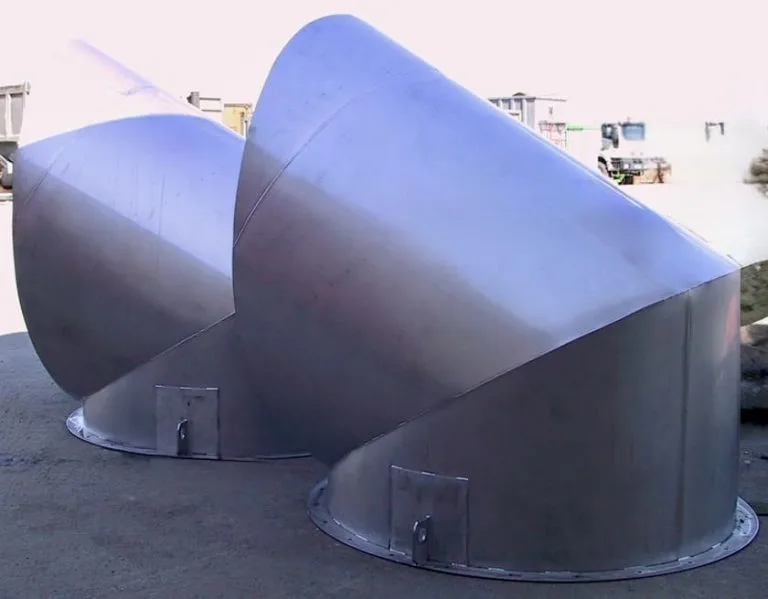 Sortie cheminée chaudronnerie industrielle