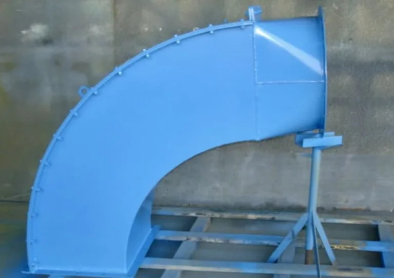 Coude carré trémie