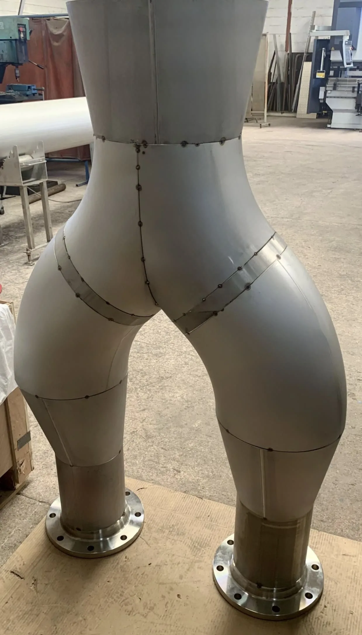 Culotte DN350 avec réduction